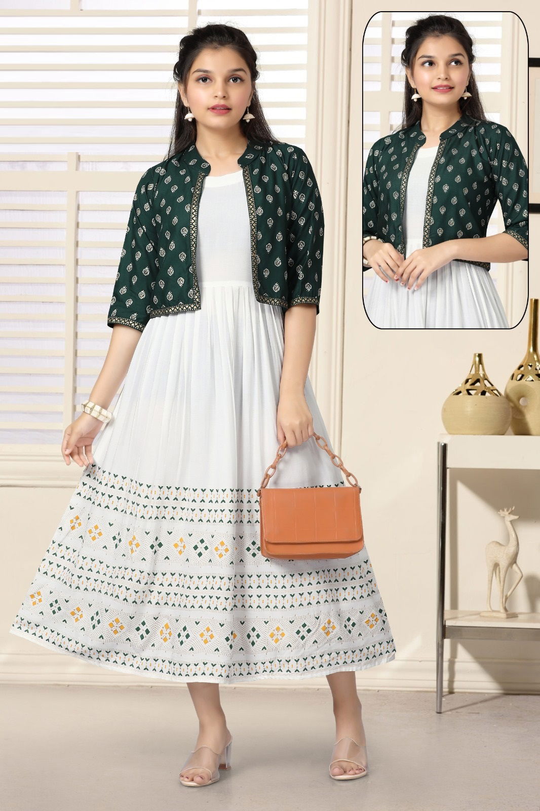 Samayra Girls Wear Kurti With Koti Kids Catalog
